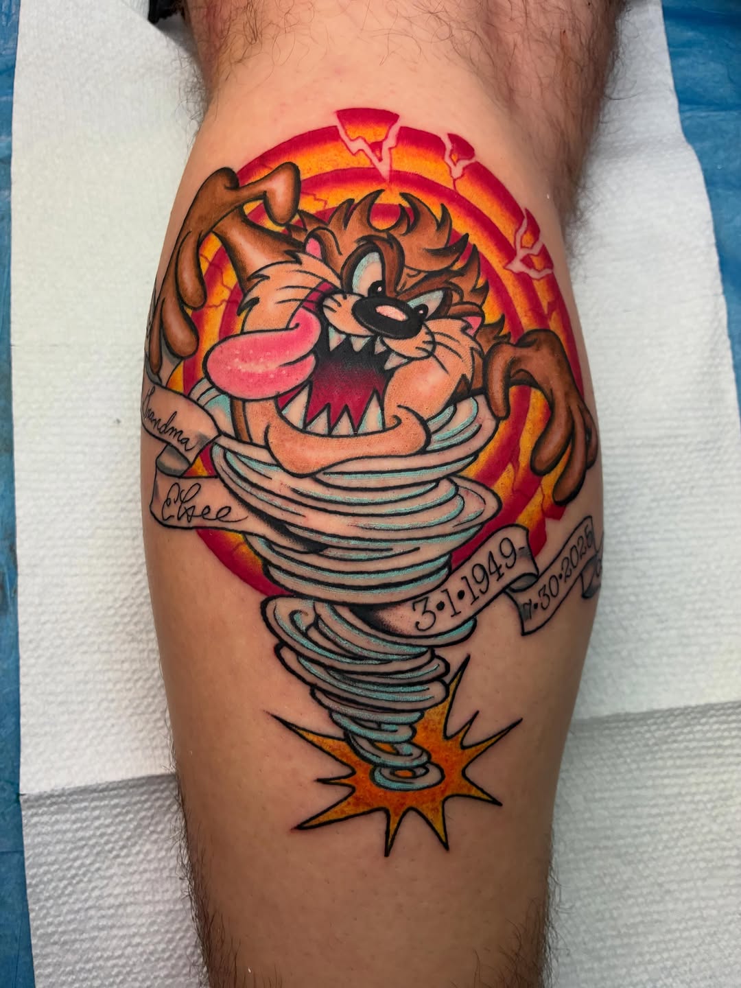 Tattoo by @firecrackertats — american_traditional, new_school