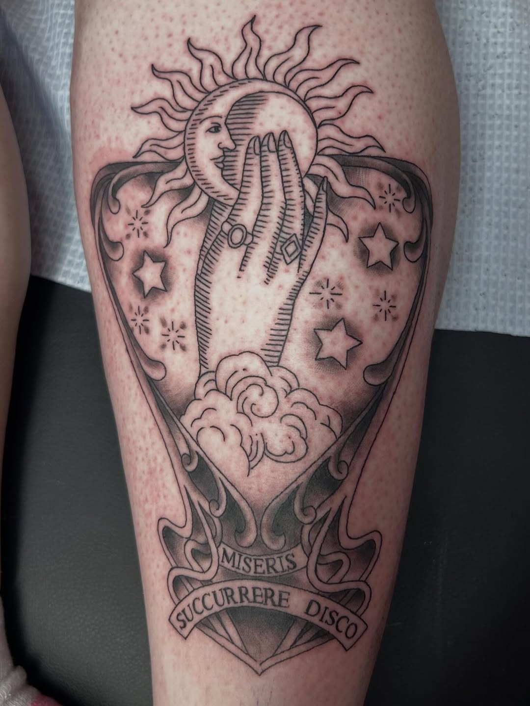 Tattoo by @redtattoos518 — illustrative, black_and_grey