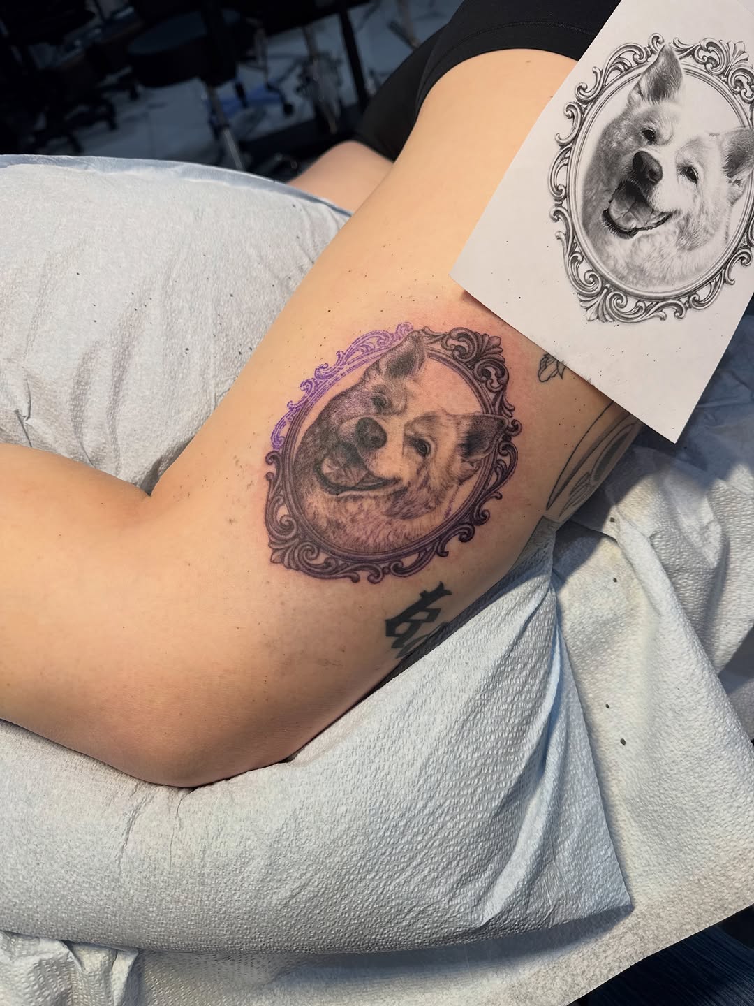 Tattoo by @miabacchi — realism, black_and_grey