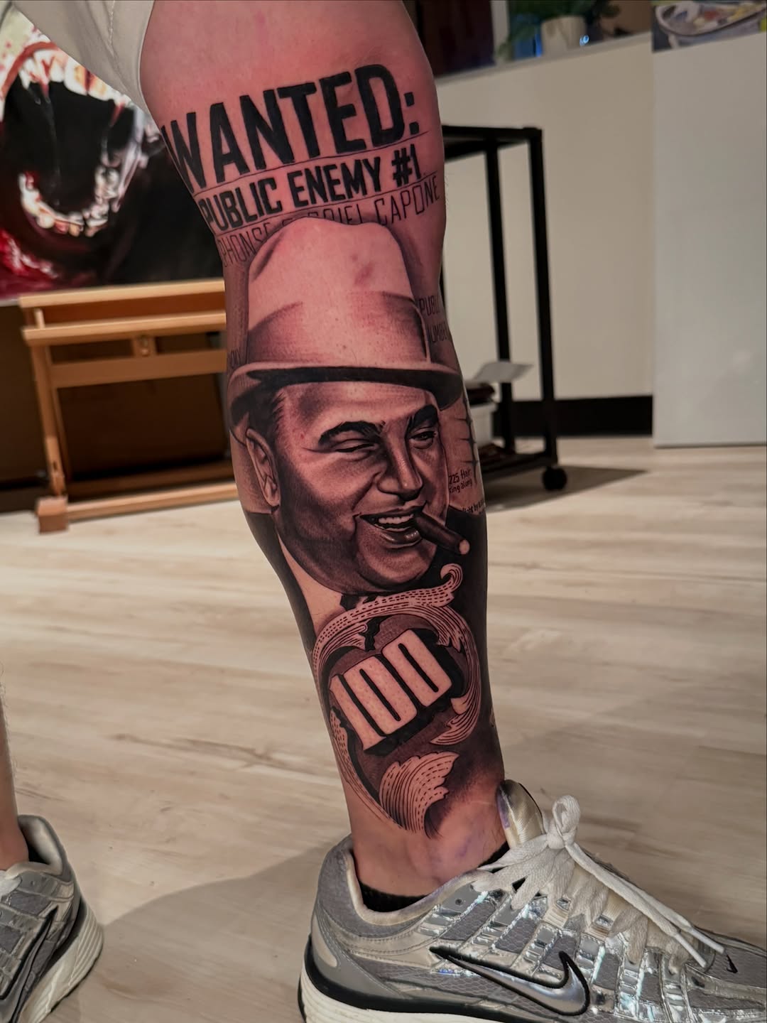 Tattoo by @stainlessneedle — realism, black_and_grey