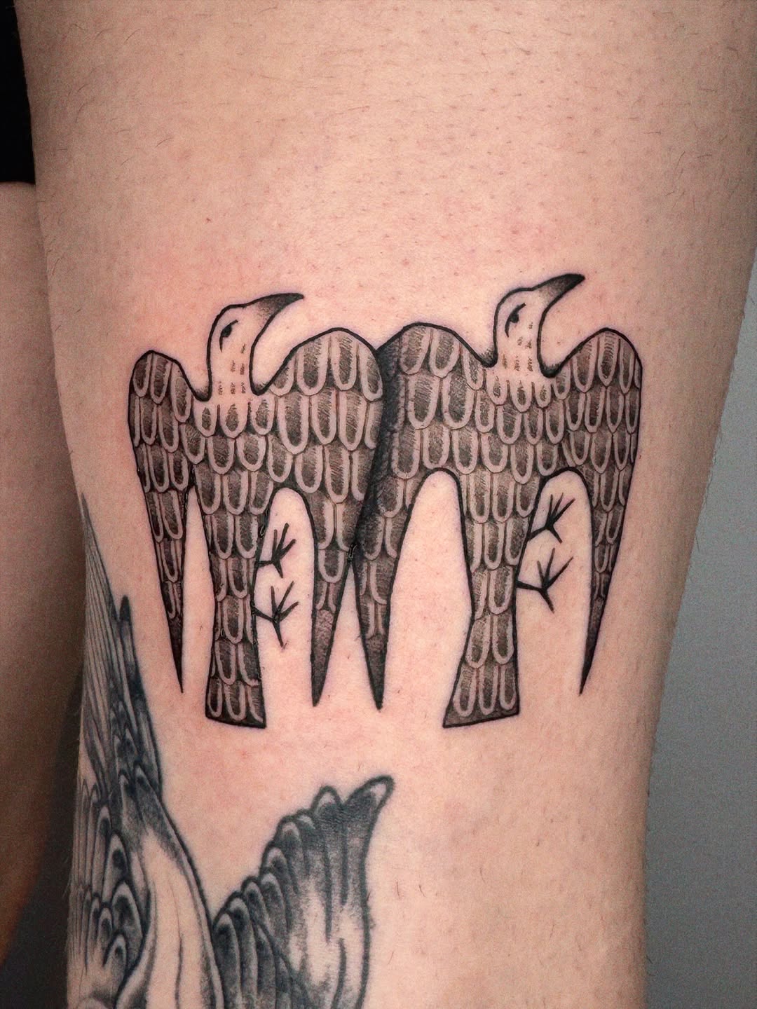 Tattoo by @inkshame — blackwork