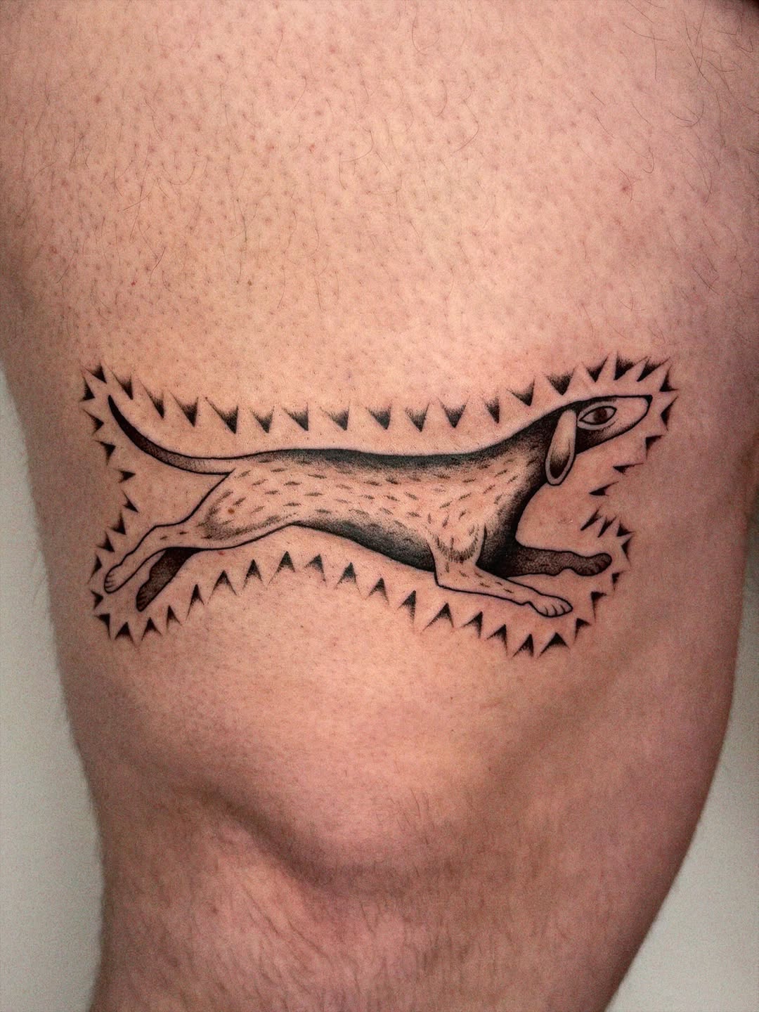 Tattoo by @inkshame — black_and_grey