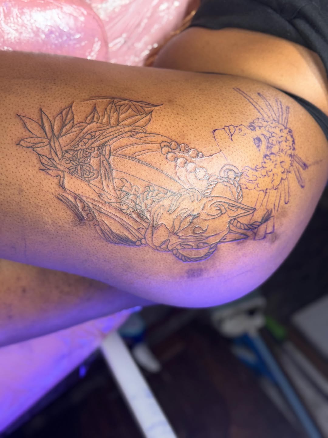 Tattoo by @ironroots — illustrative, black_and_grey