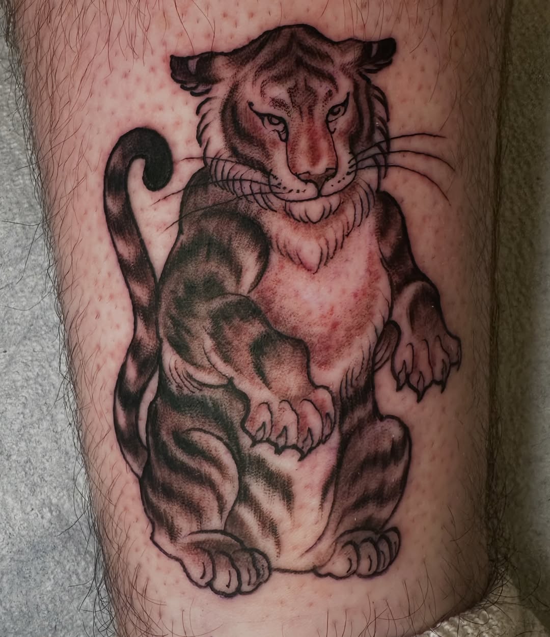 Tattoo by @callme.tvulture โ black_and_grey, realism