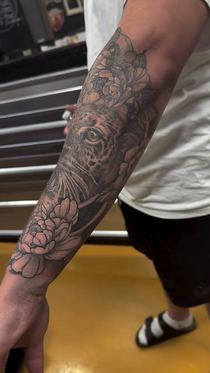 Tattoo by @katrina_oke — japanese_irezumi, black_and_grey