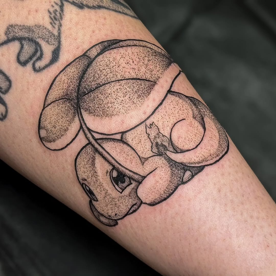 Tattoo by @feverfewtattoo — dotwork