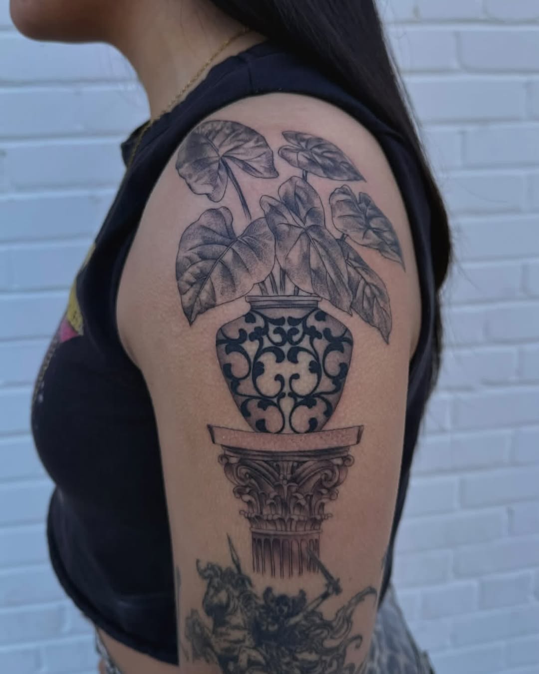 Tattoo by @krystaltattoo β black_and_grey, realism
