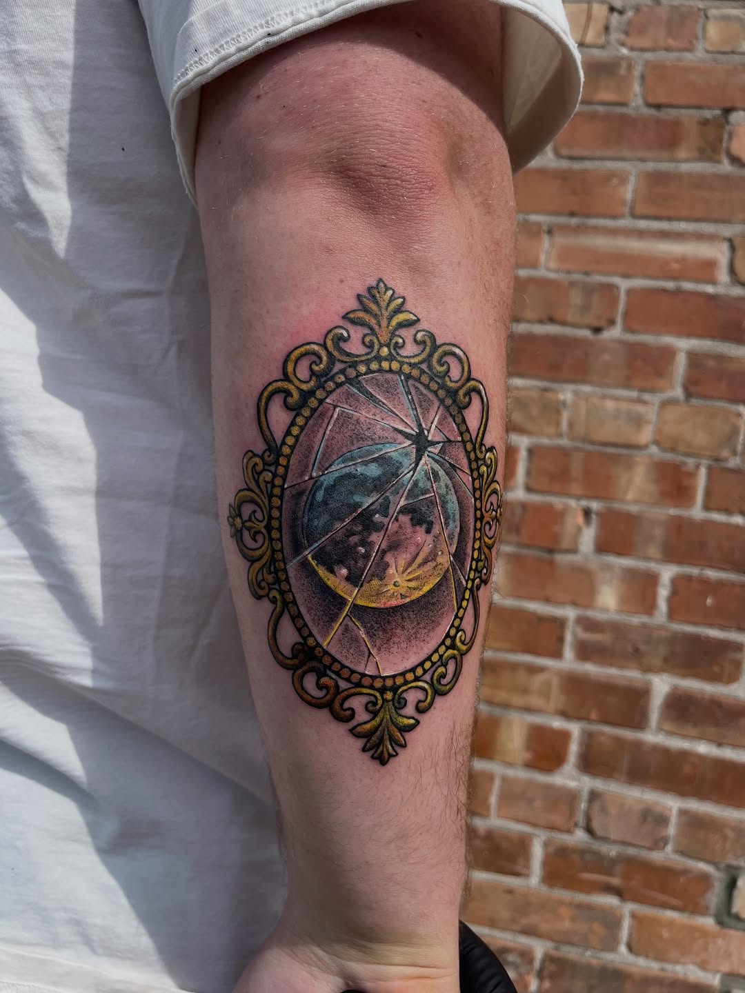 Tattoo by @ren.nation.tattoos — realism, trash_polka