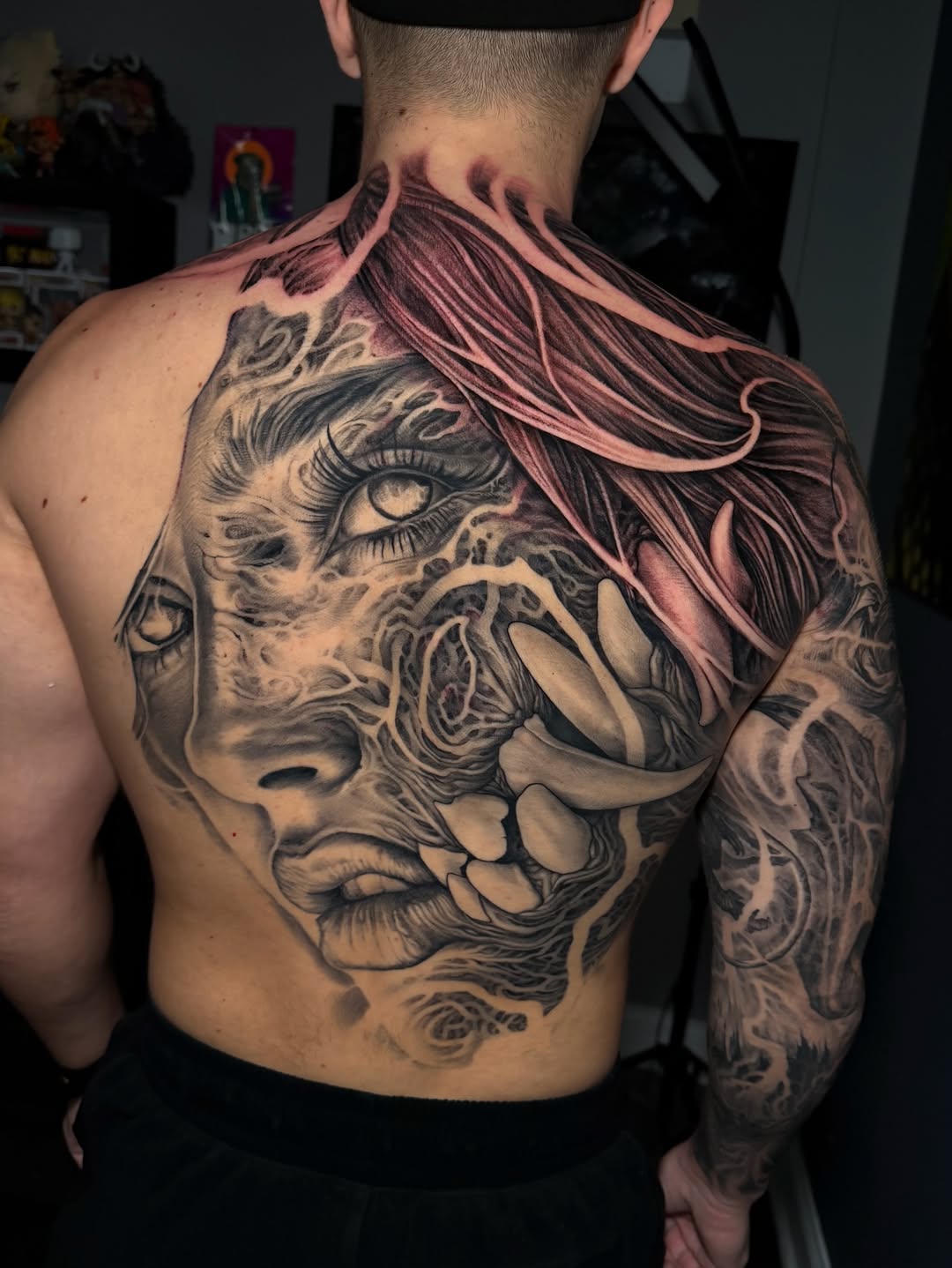 Tattoo by @inkbynico — black_and_grey, realism