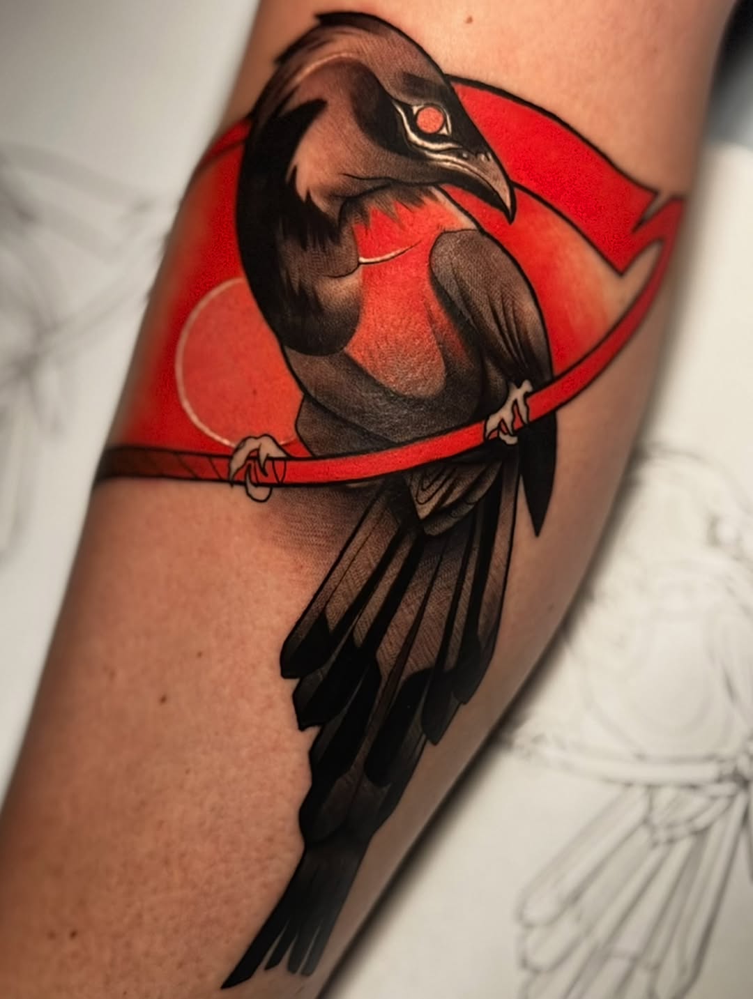 Tattoo by @jaxxkeslerinkk — black_and_grey