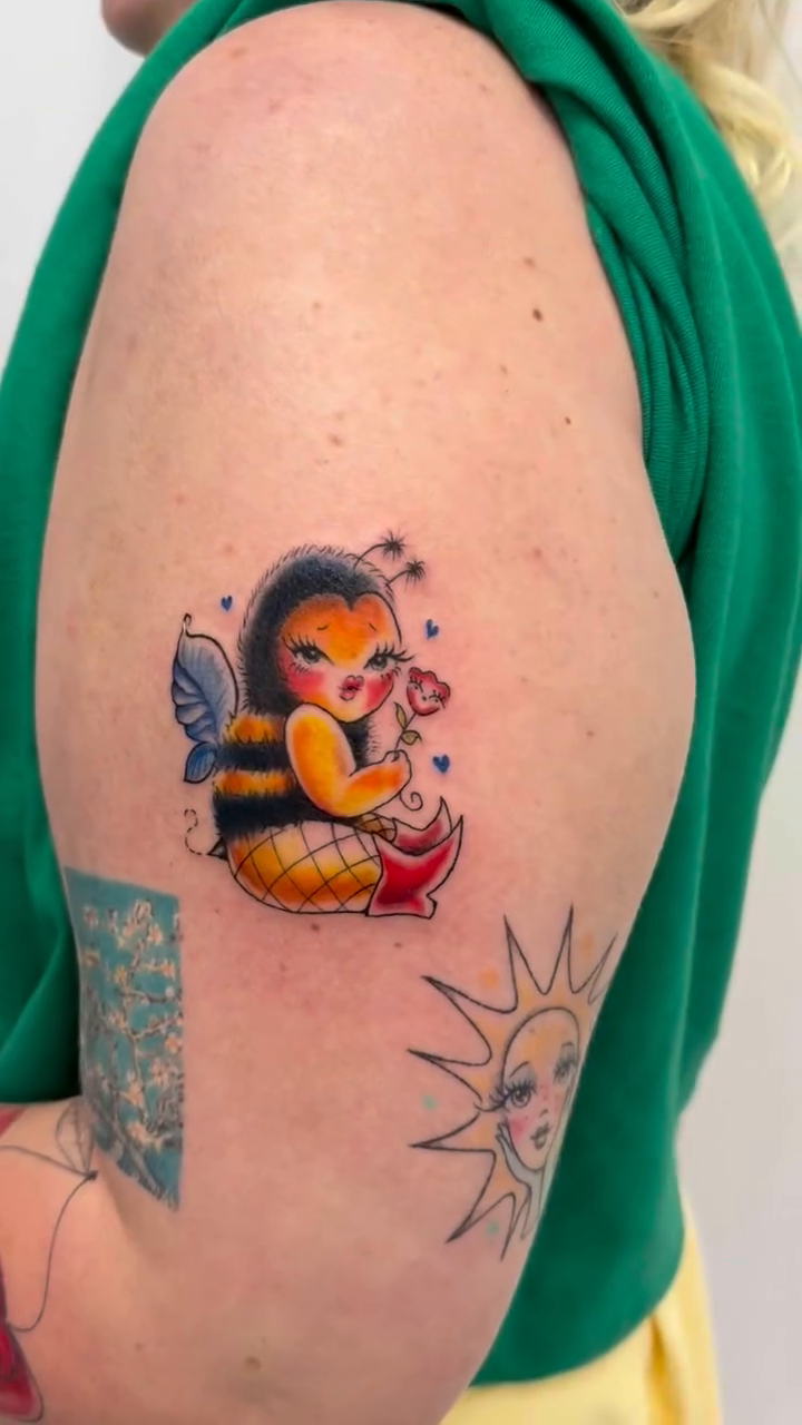 Tattoo by @megzntoast — new_school