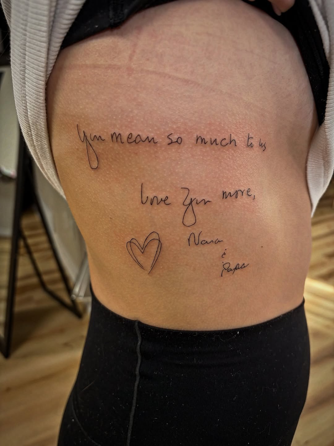 Tattoo by @francesca_tattoos — fine_line, lettering_script