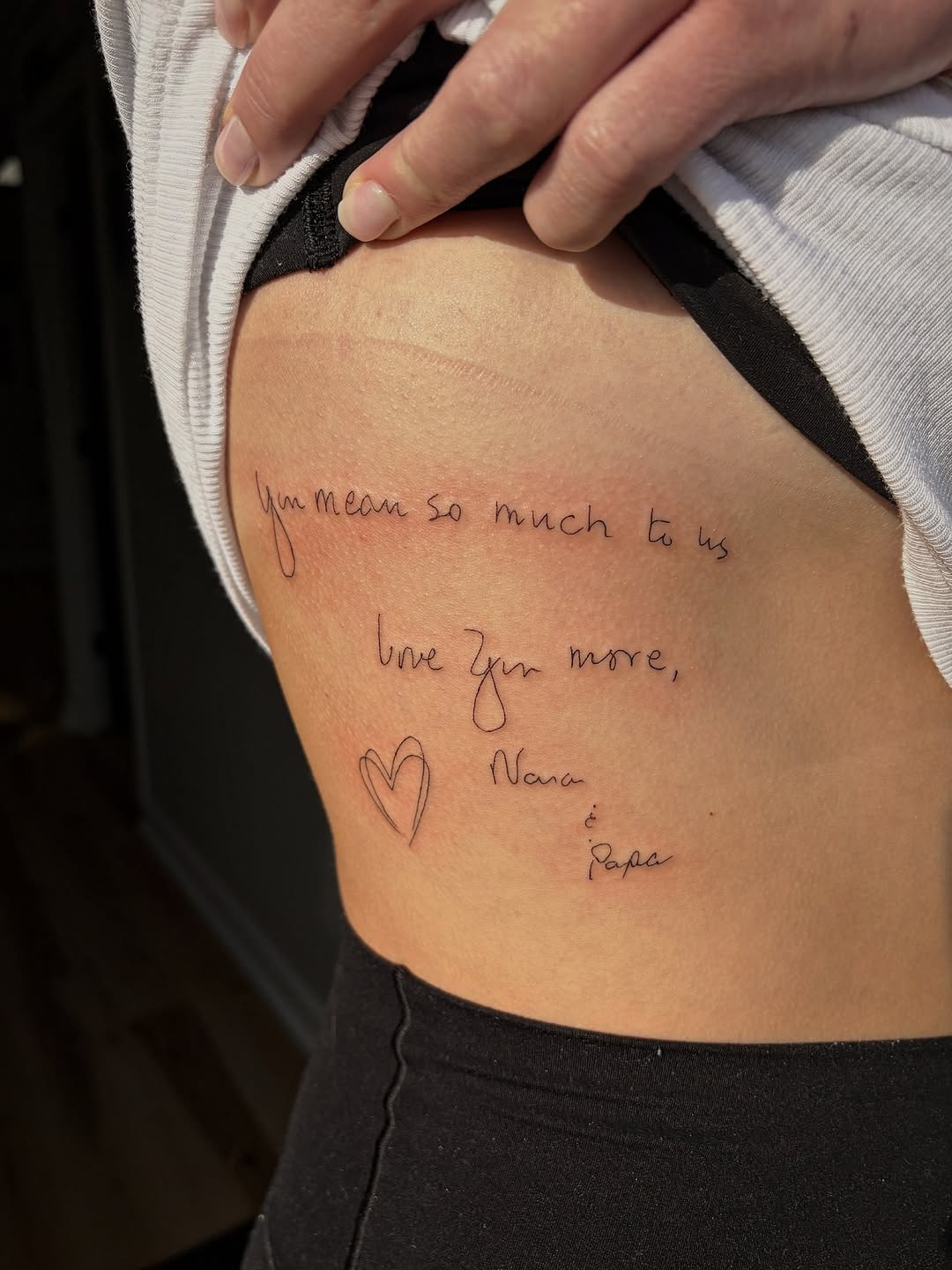 Tattoo by @francesca_tattoos — fine_line, lettering_script