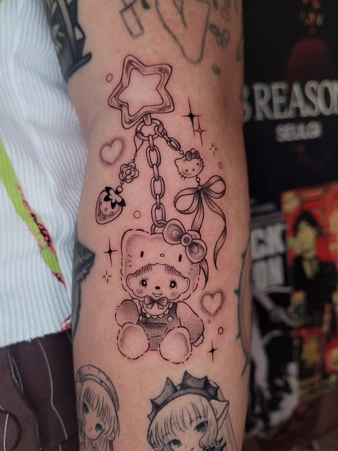 Tattoo by @oat.miilku — illustrative, fine_line