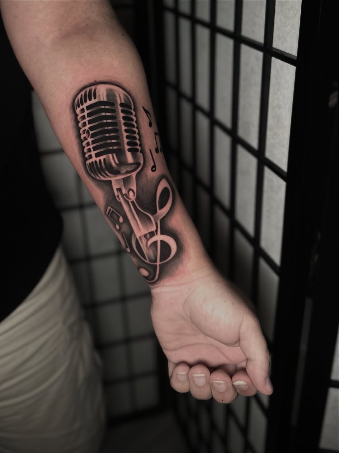 Tattoo by @arisdanielletattoos — realism, black_and_grey