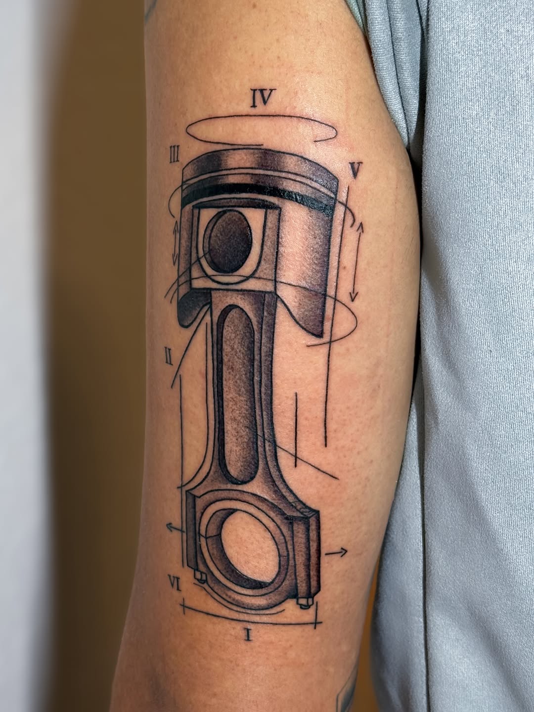 Tattoo by @mozeratti.tattoos — black_and_grey