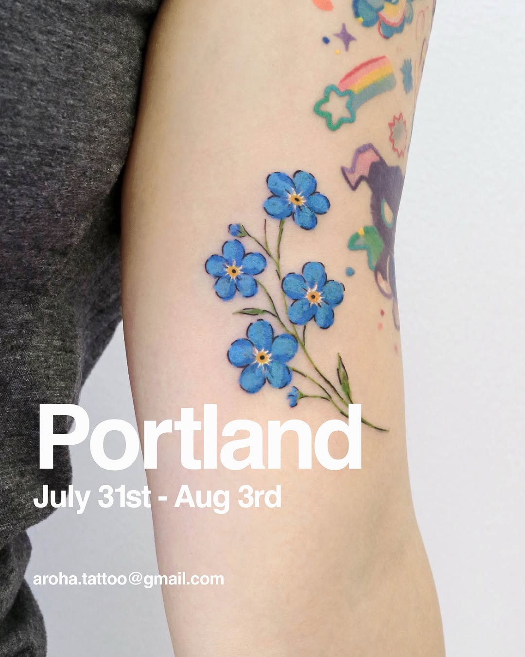 Tattoo by @aroha_tattoo โ illustrative