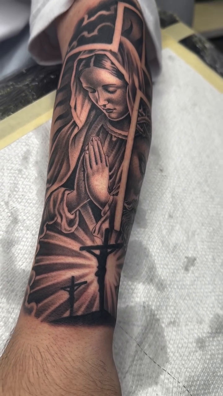 Tattoo by @omarrodrigueztattoo — black_and_grey, realism