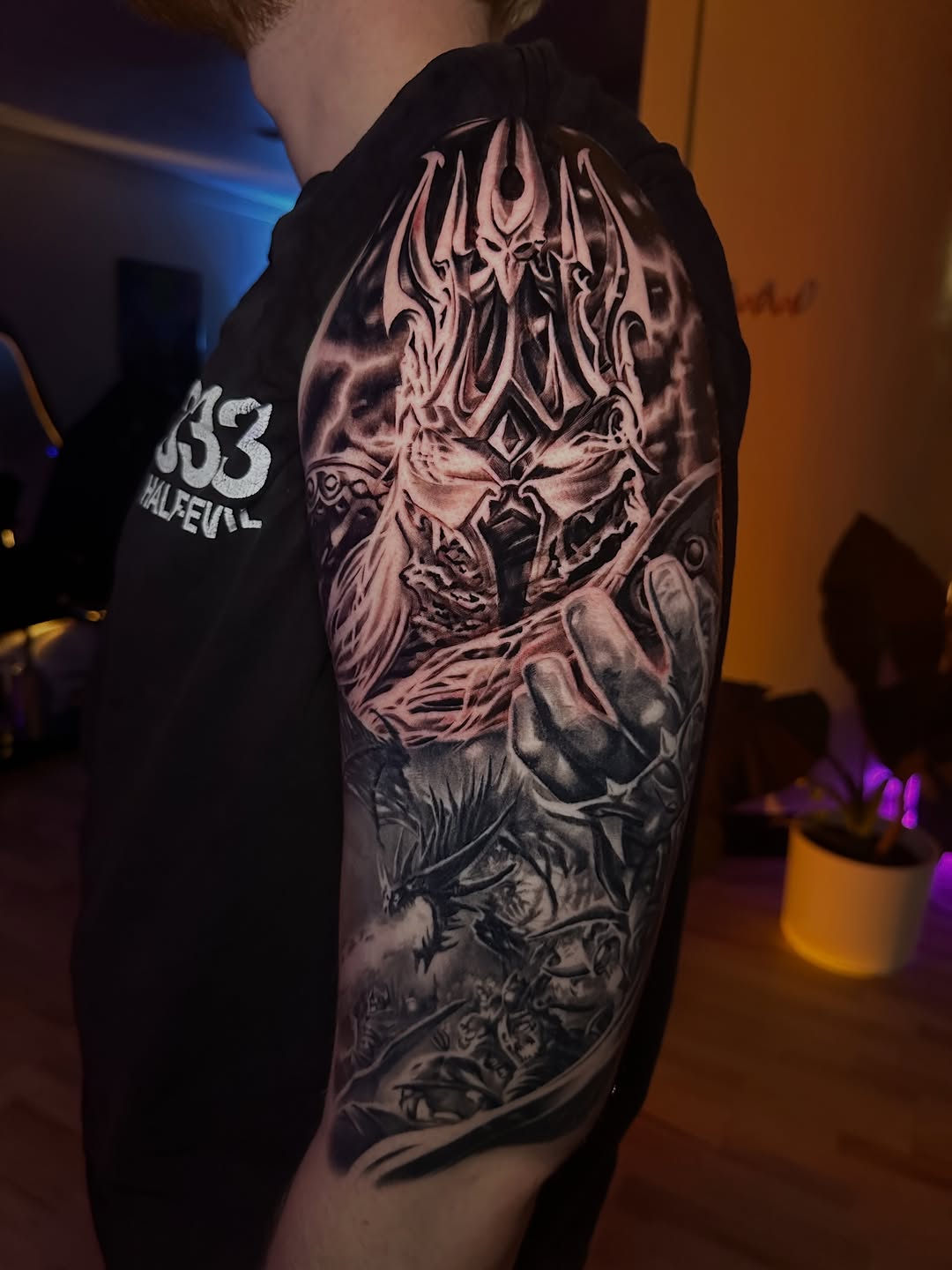 Tattoo by @jonstattoos — dark_realism, illustrative