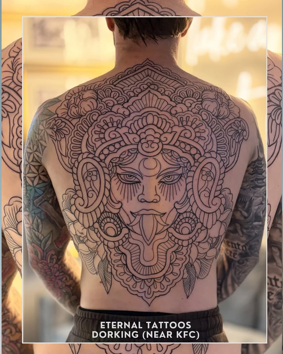 Tattoo by @rutheternal — blackwork