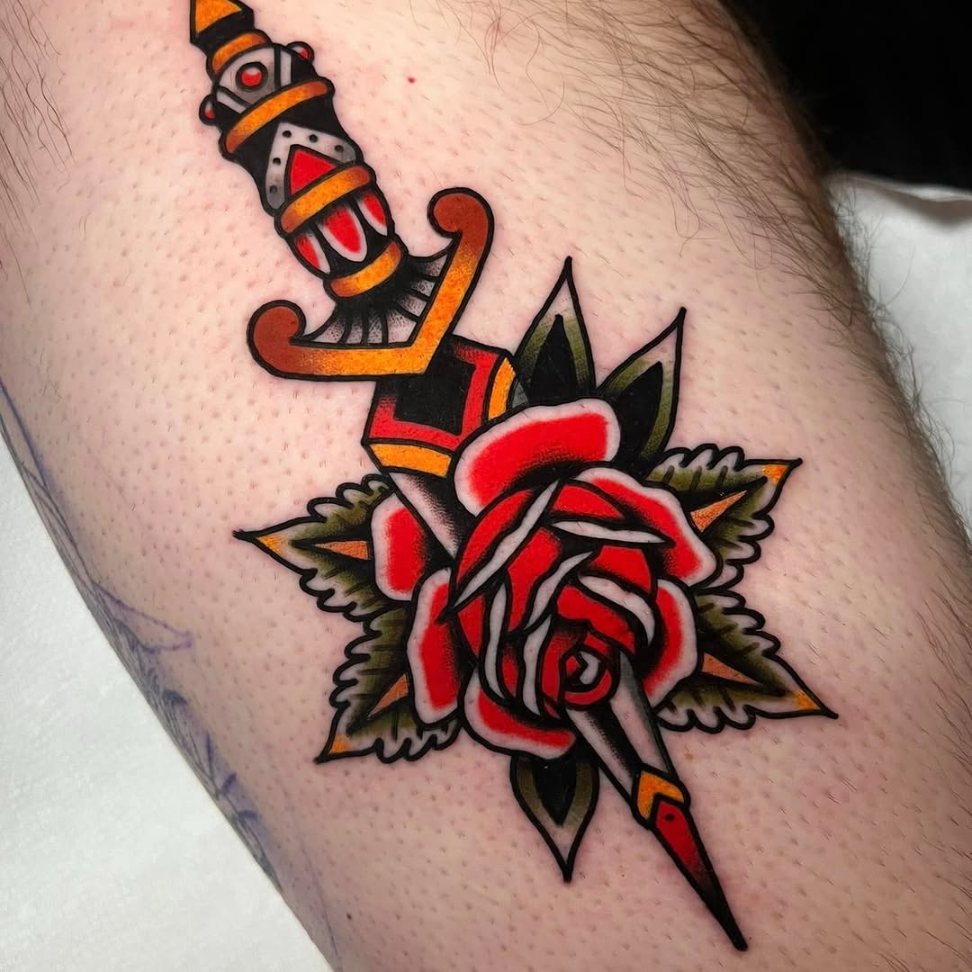 Tattoo by @kmacktattoos โ american_traditional, illustrative