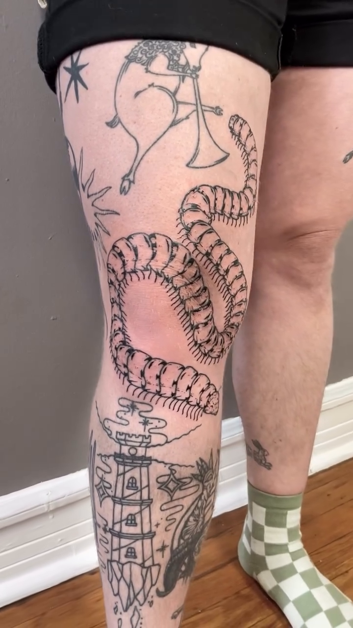 Tattoo by @victimofbirth — blackwork