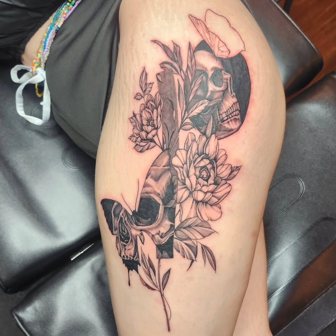 Tattoo by @grey.ink86 — black_and_grey, realism