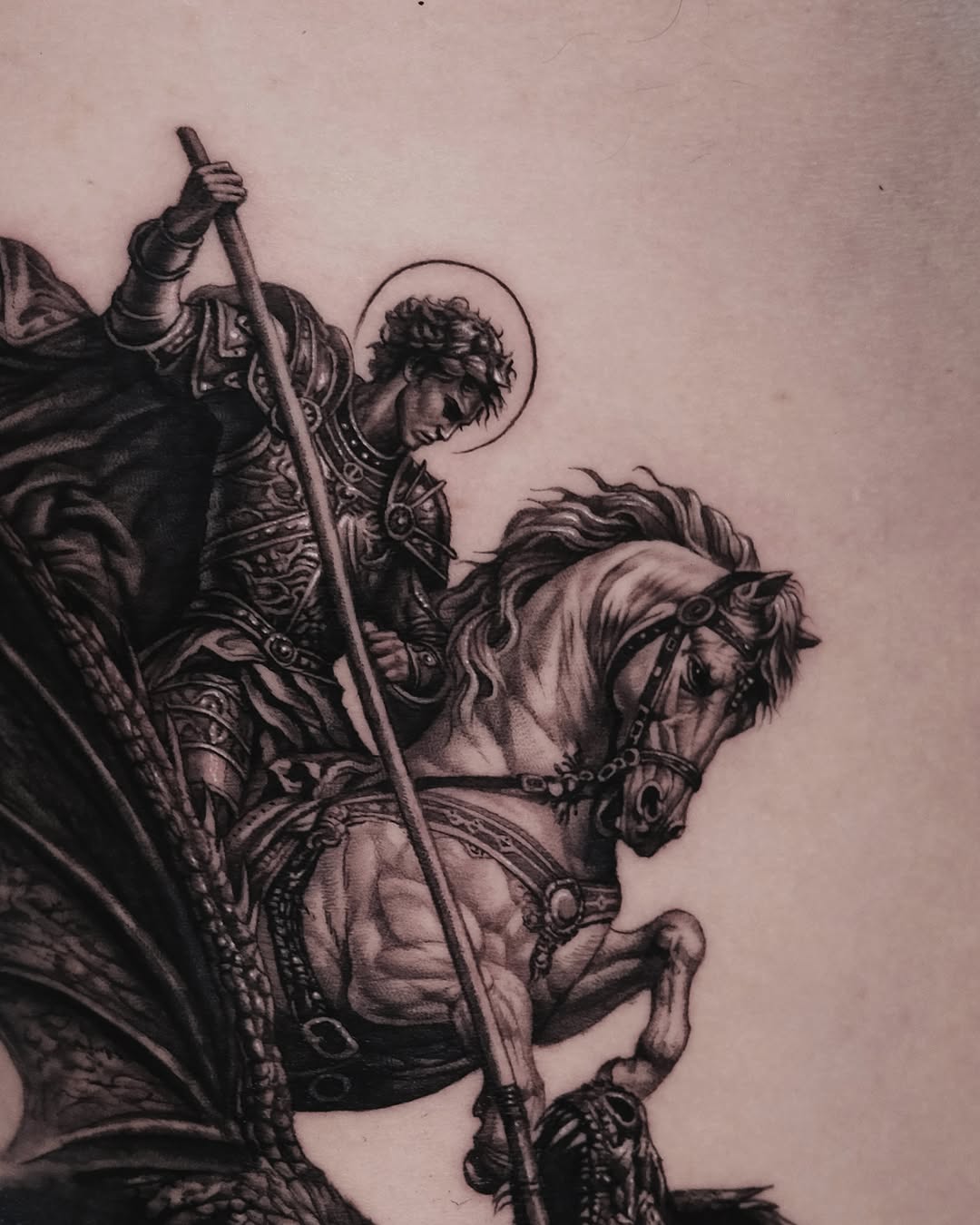 Tattoo by @by.daho โ realism, black_and_grey