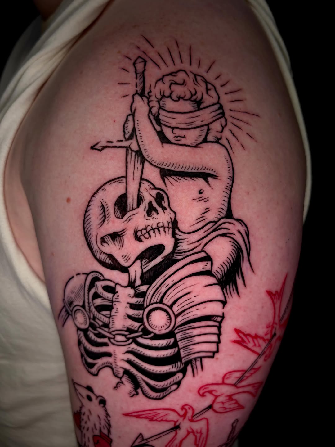Tattoo by @ink.presley โ blackwork