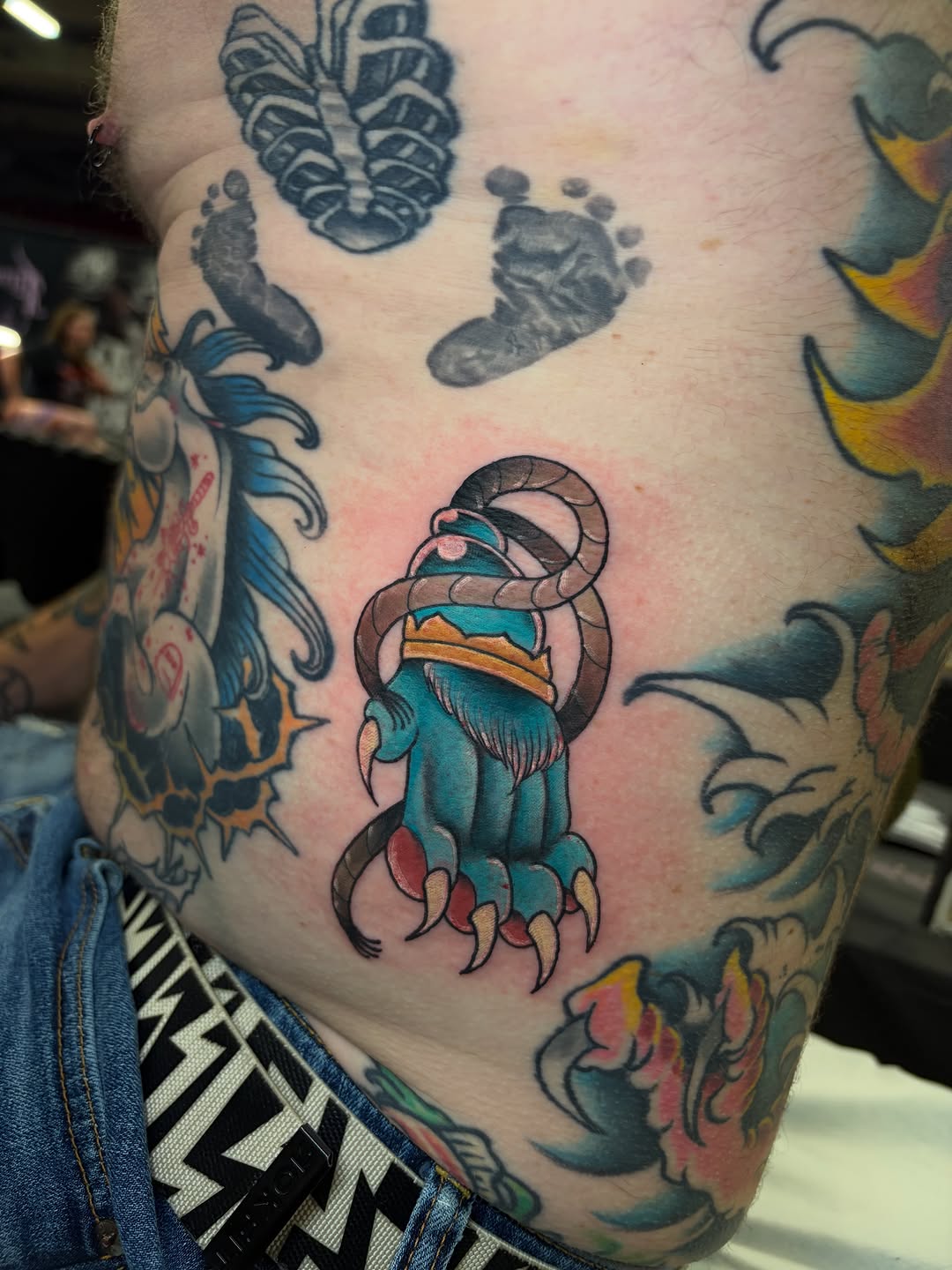 Tattoo by @bodyartbyalia — american_traditional, illustrative