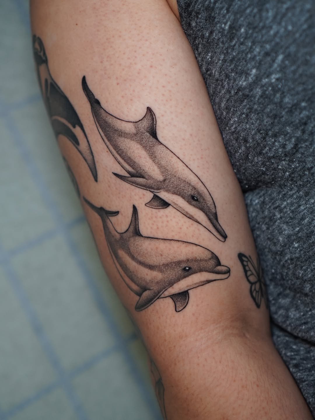 Tattoo by @carlosthebarloswarlos_ — black_and_grey, realism