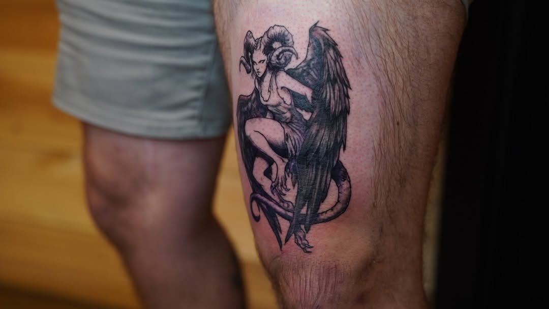 Tattoo by @rue_tattoos โ dark_realism, illustrative