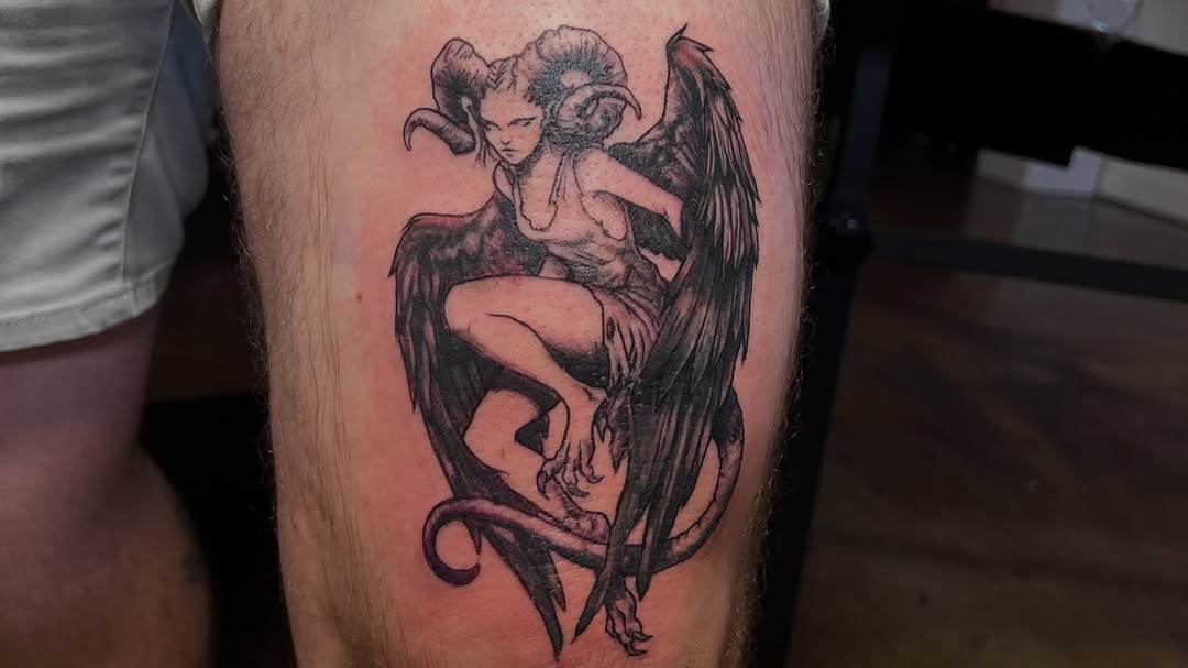 Tattoo by @rue_tattoos โ illustrative, dark_realism
