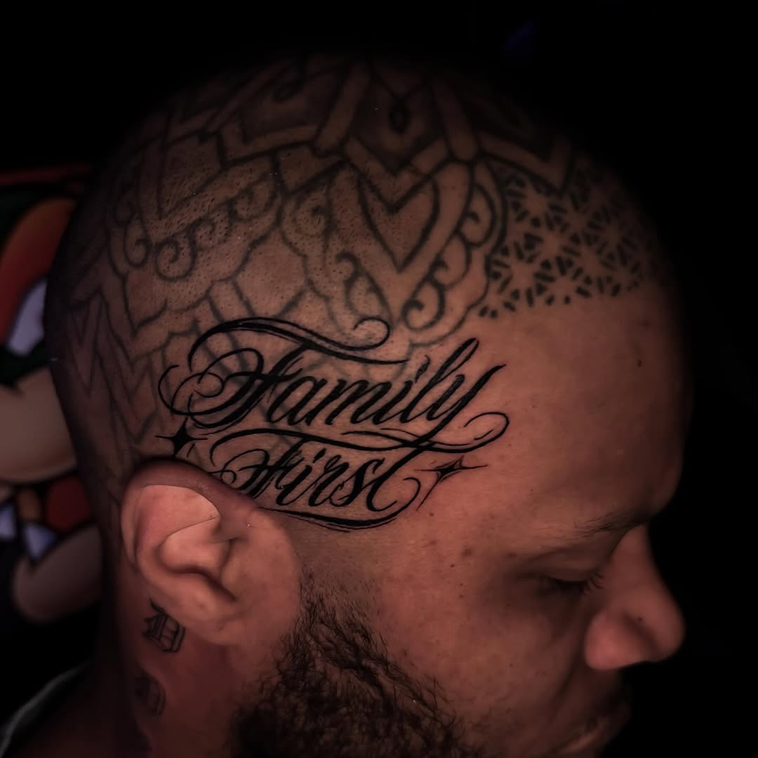 Tattoo by @inkks.by_official β lettering_script, blackwork