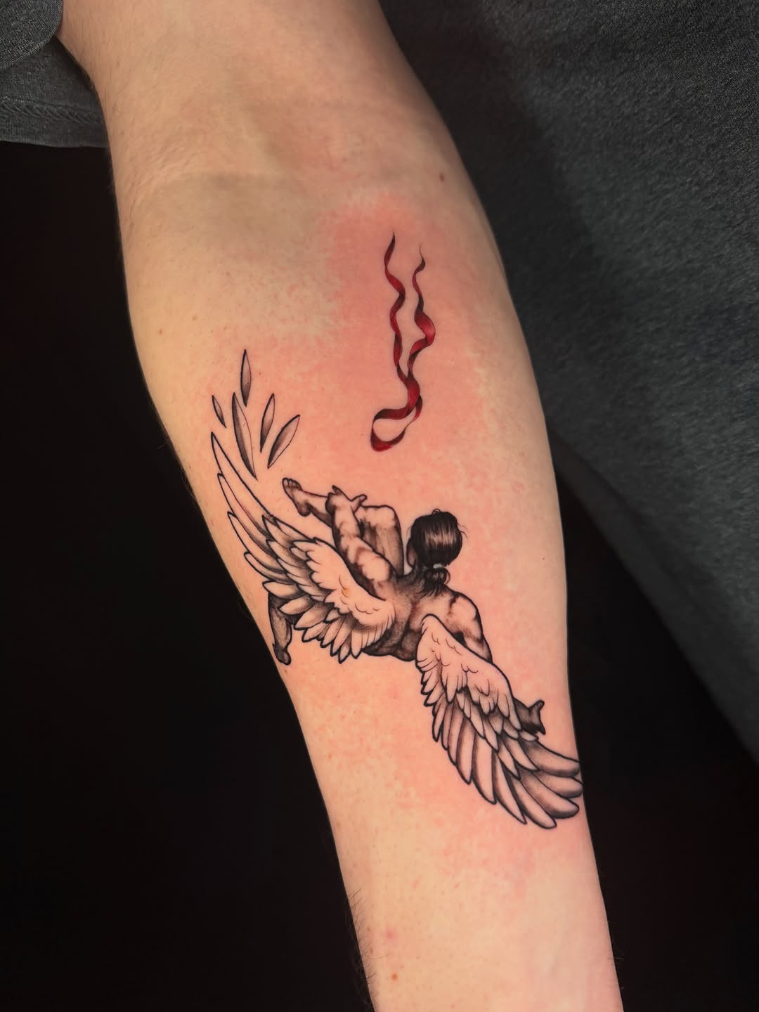 Tattoo by @_gwen.ink — illustrative, black_and_grey
