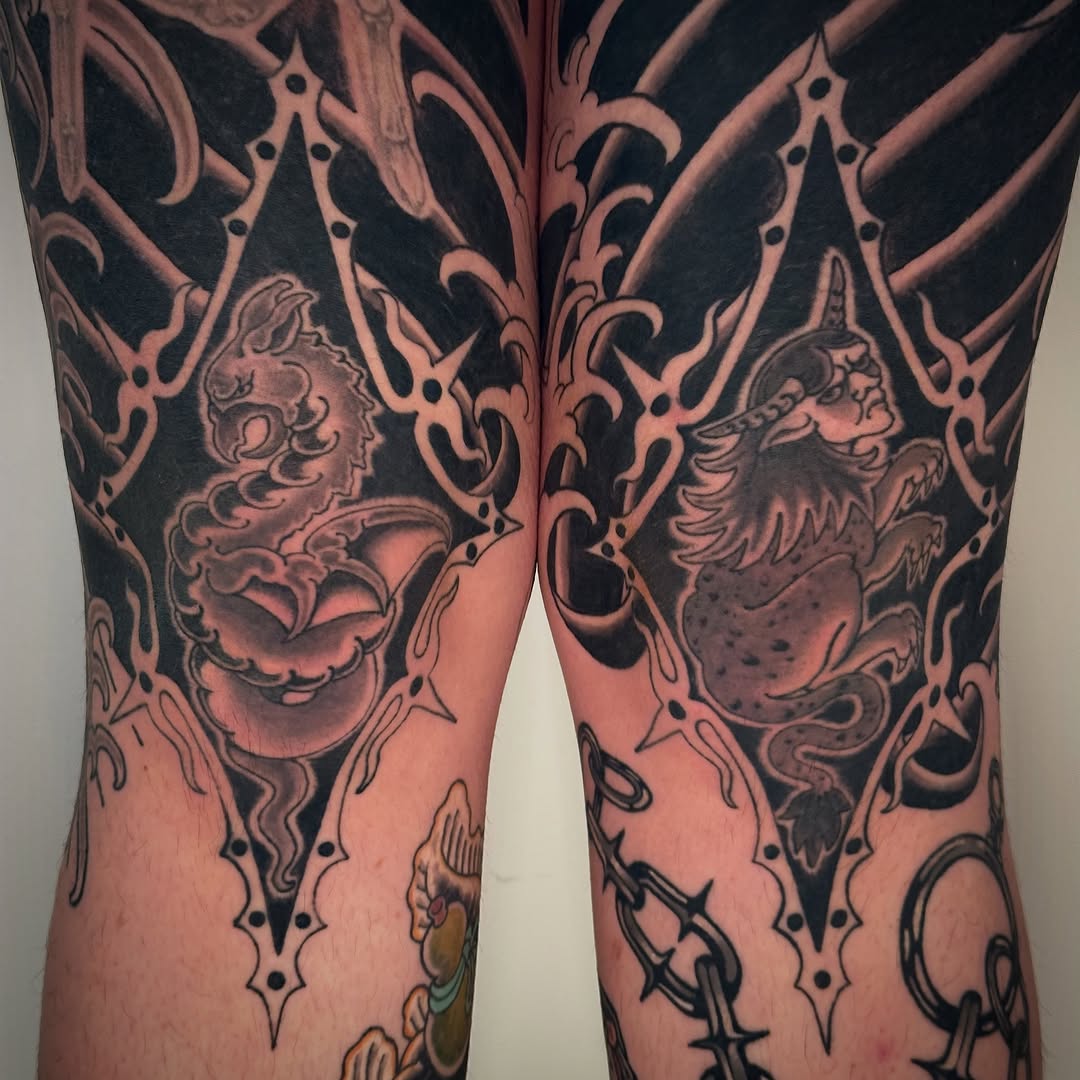 Tattoo by @breelintattoo — japanese_irezumi, black_and_grey