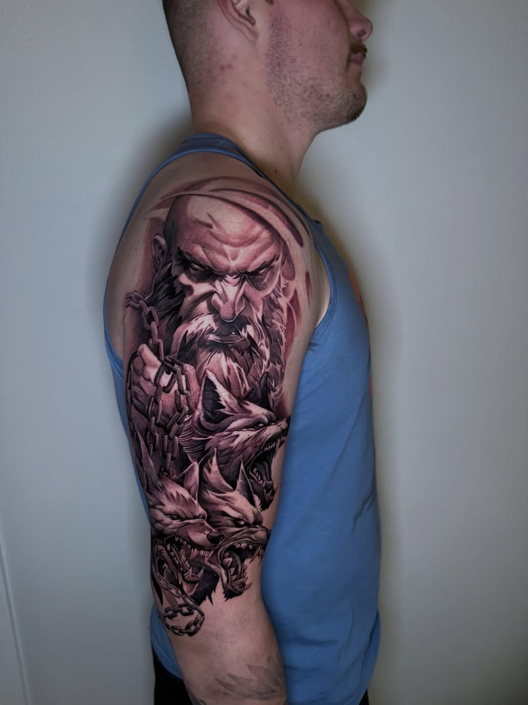 Tattoo by @mikeygraffiks — realism, dark_realism