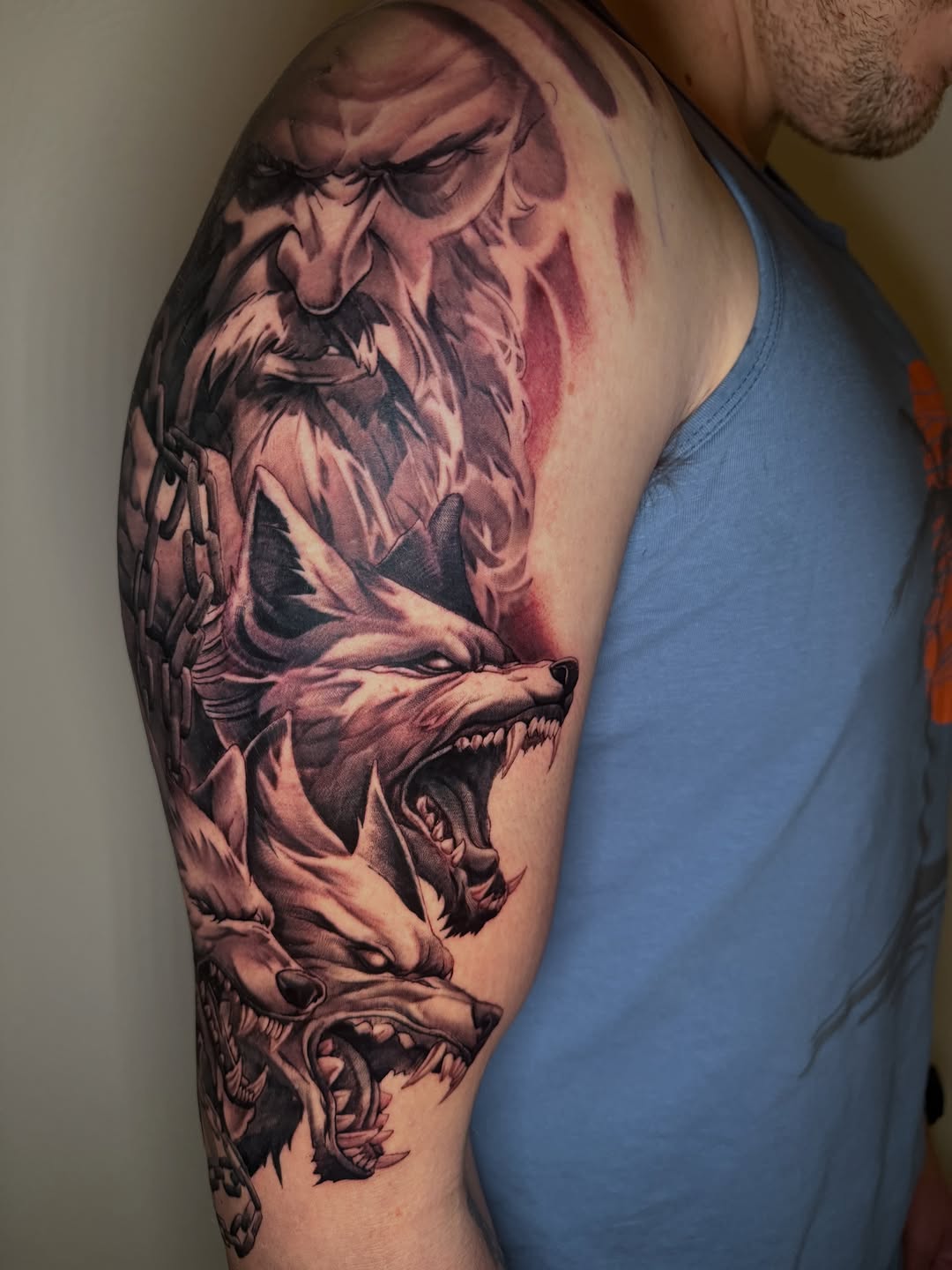 Tattoo by @mikeygraffiks — realism, dark_realism