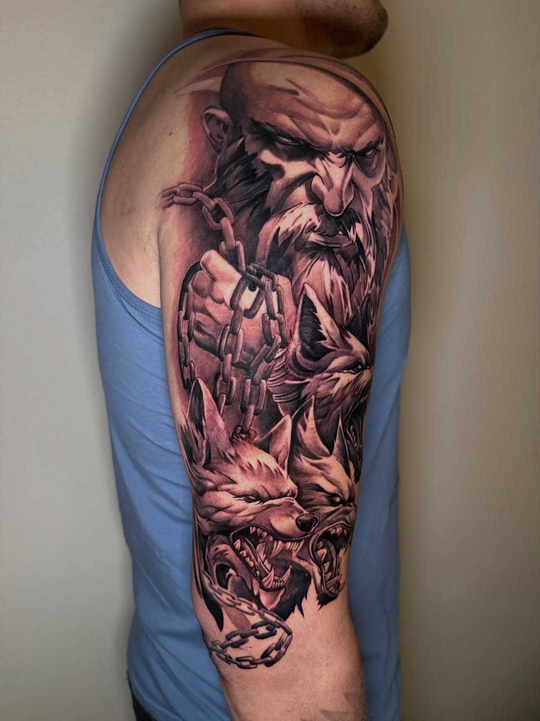 Tattoo by @mikeygraffiks — realism, dark_realism