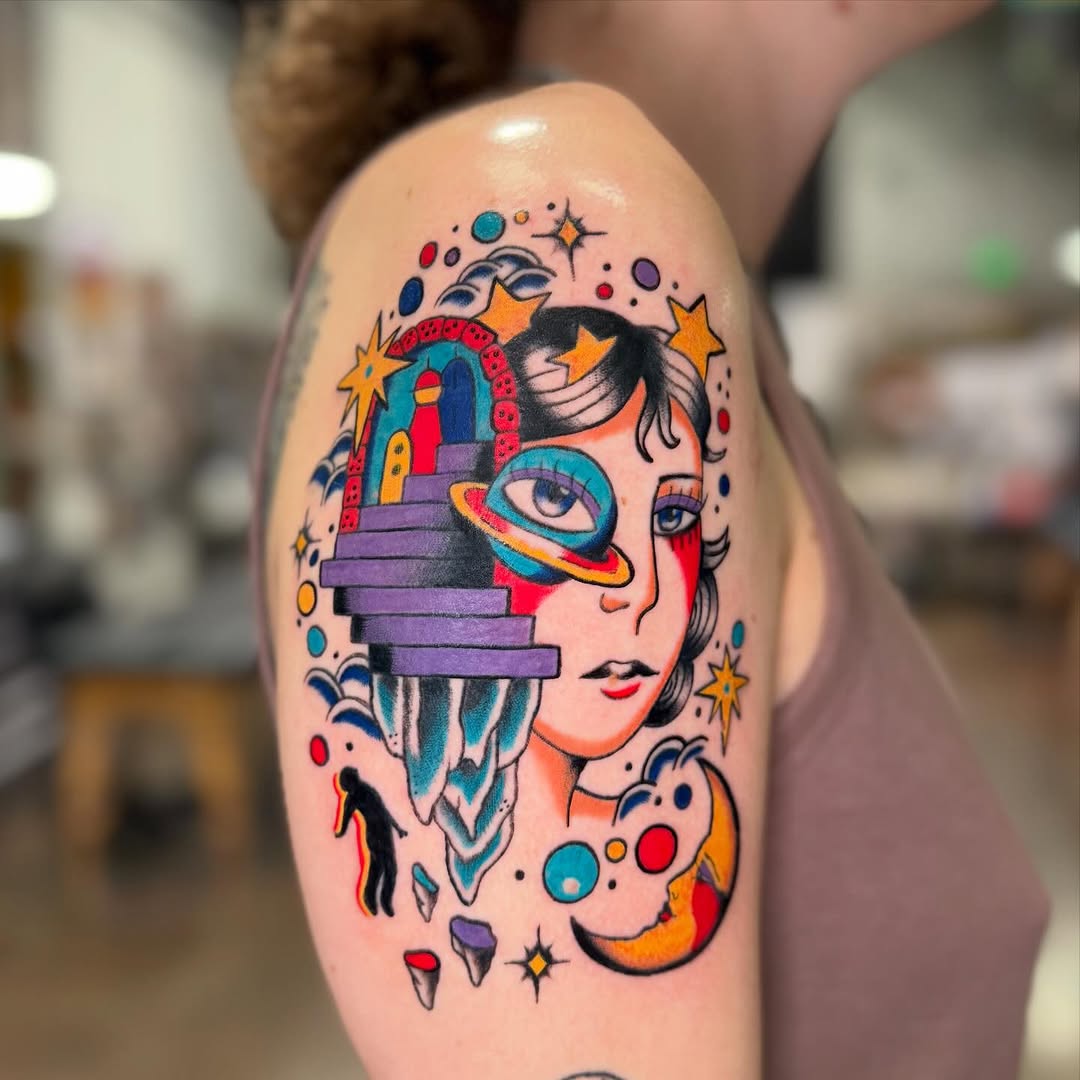 Tattoo by @charlotteswebtattoos — neo_traditional, illustrative