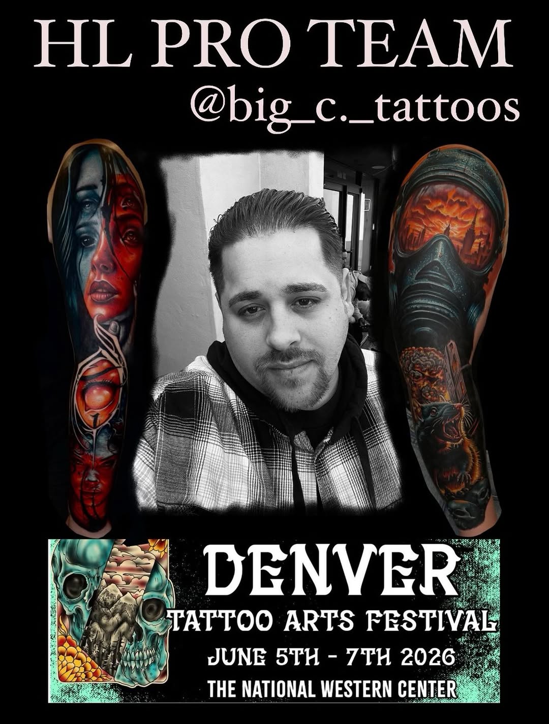 Tattoo by @big_c._tattoos — realism, black_and_grey