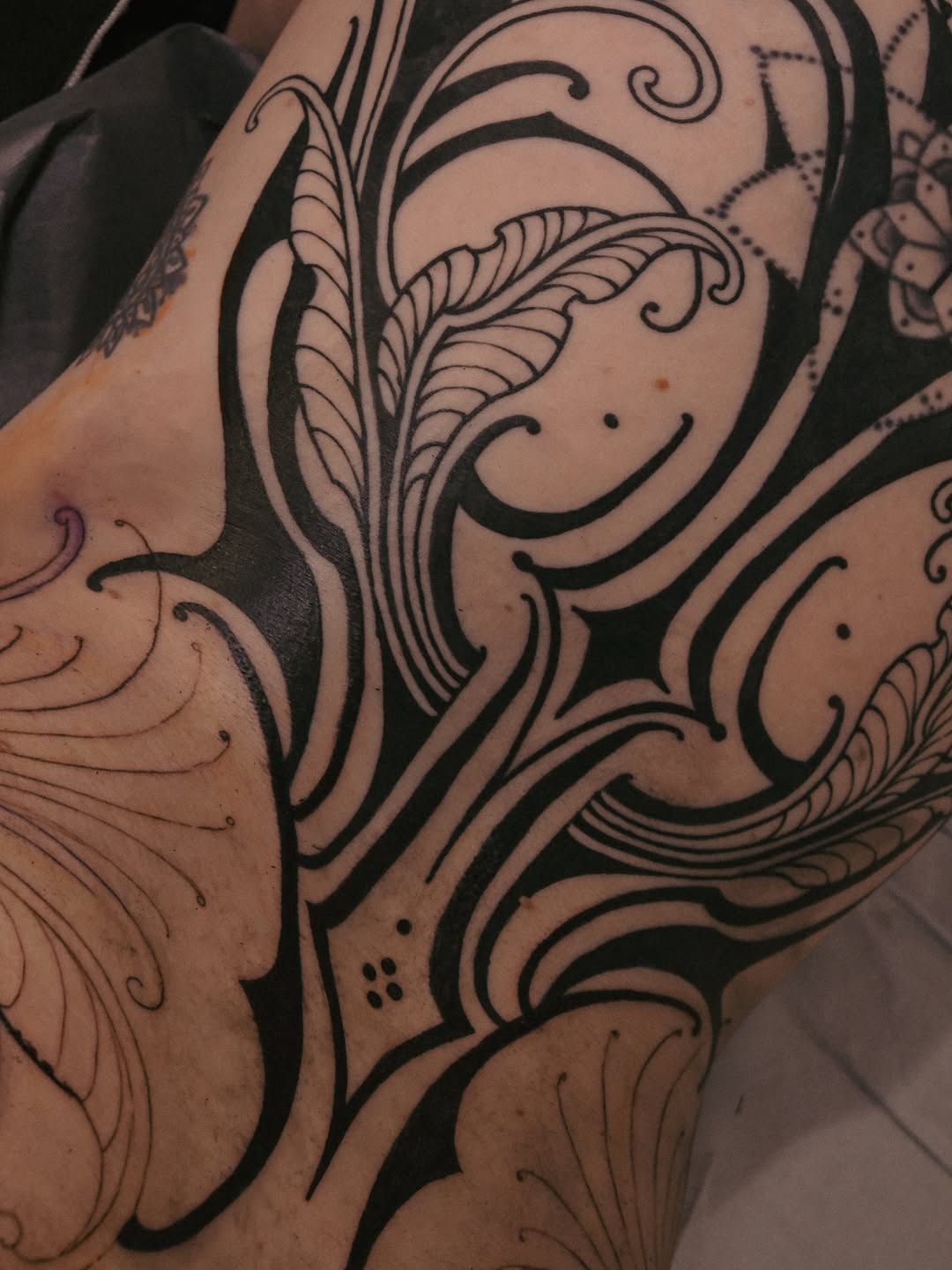 Tattoo by @yasa.tattoo — blackwork, ornamental