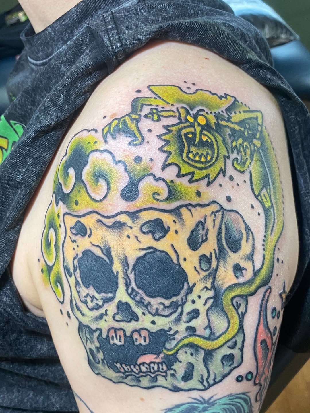 Tattoo by @brucevtattoo — new_school