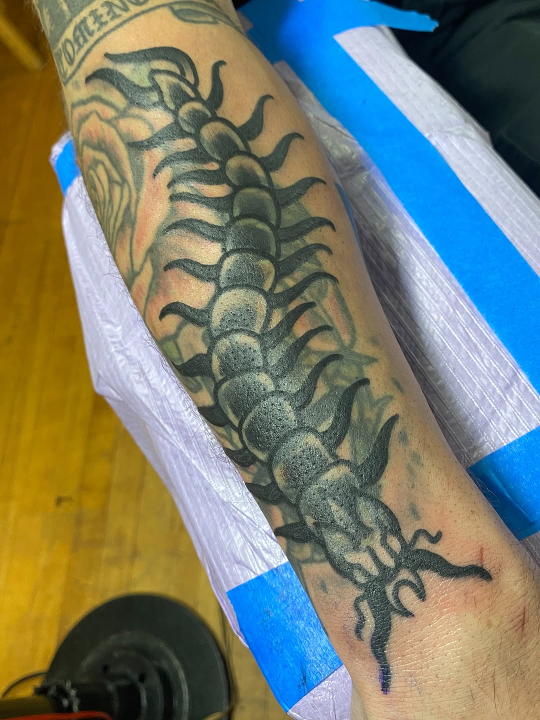 Tattoo by @brucevtattoo — black_and_grey, dark_realism