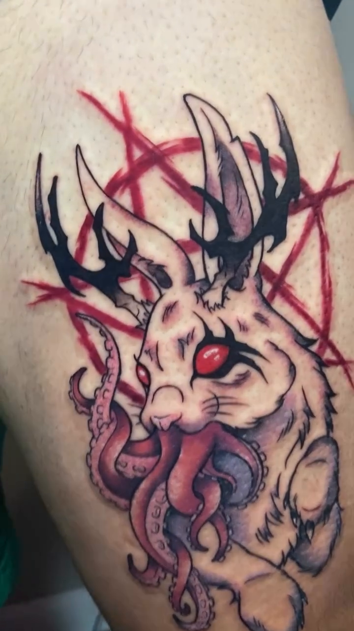 Tattoo by @bonechillingink โ illustrative, dark_realism
