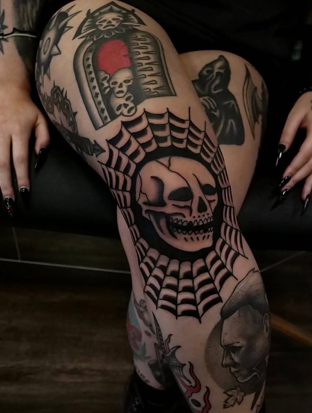 Tattoo by @bbrandonmurphyy — american_traditional, black_and_grey