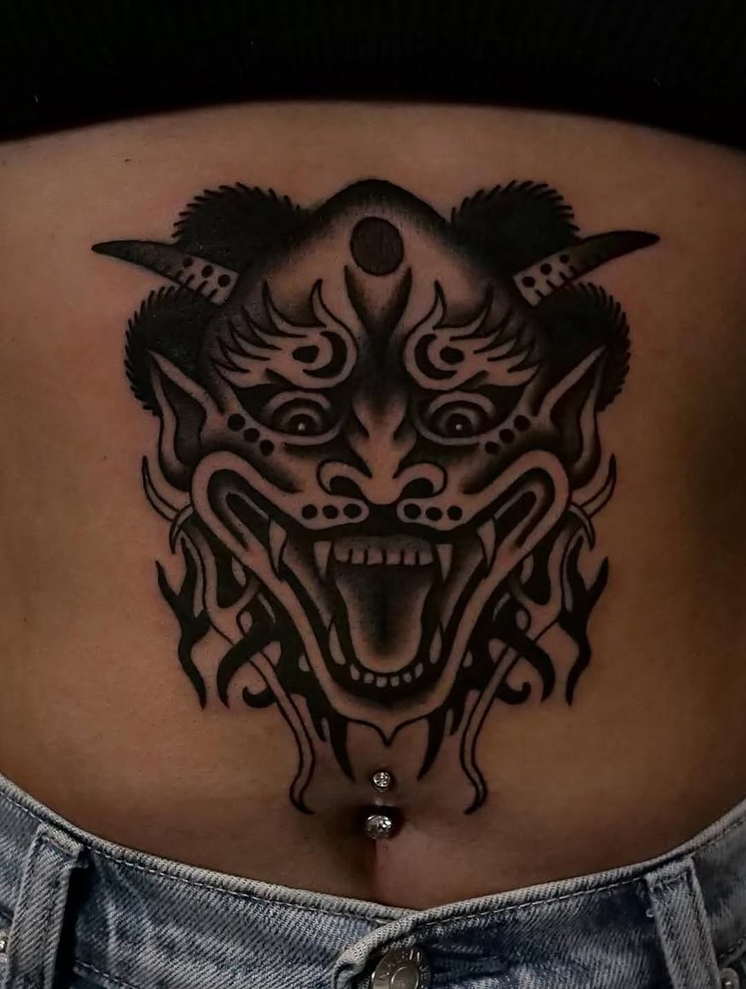 Tattoo by @bbrandonmurphyy — blackwork