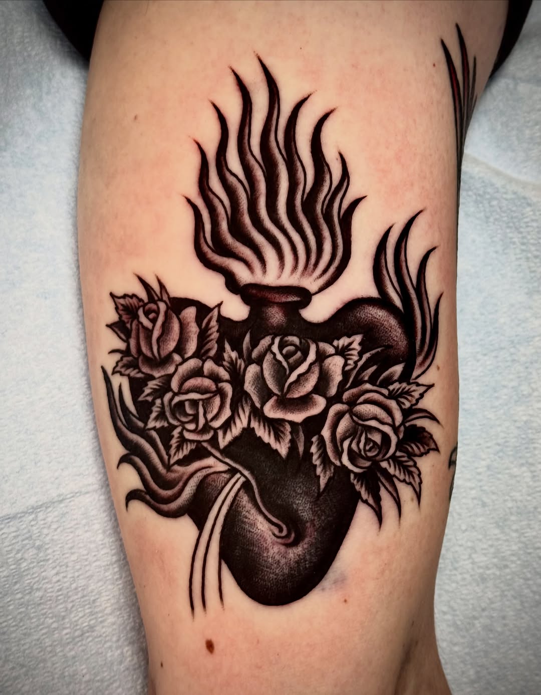 Tattoo by @pavelbrodsky — american_traditional, black_and_grey