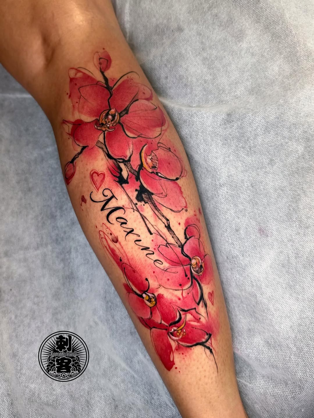 Tattoo by @duo123tattoo β watercolor