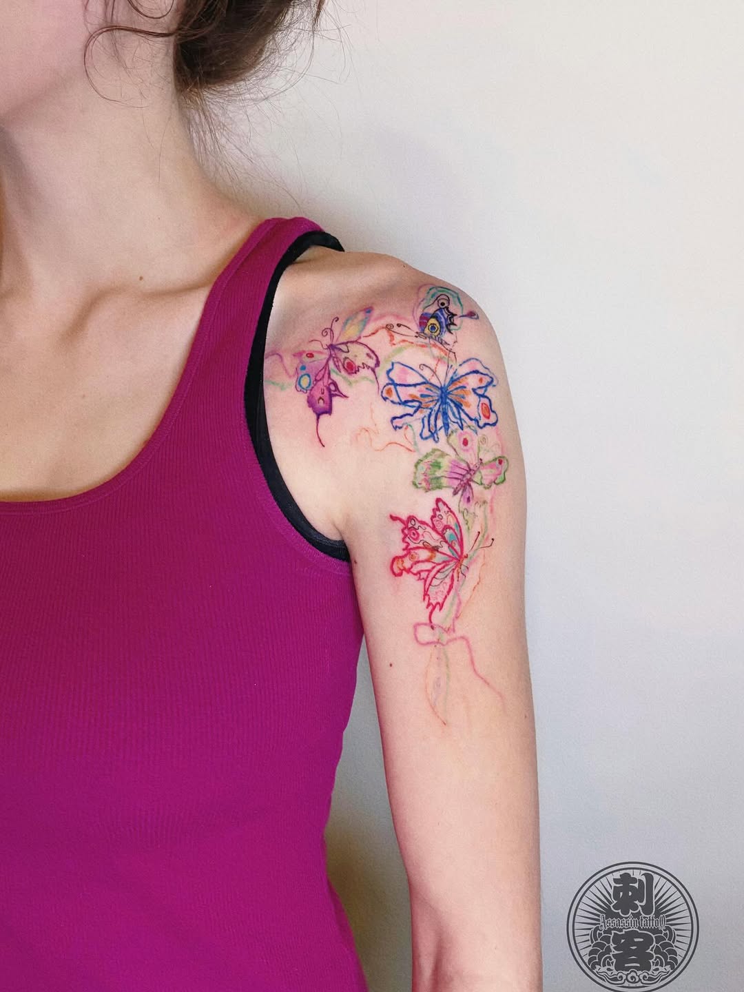 Tattoo by @duo123tattoo β watercolor